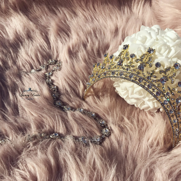 Gold Princess Tiara Kassandra Luxury Tiaras