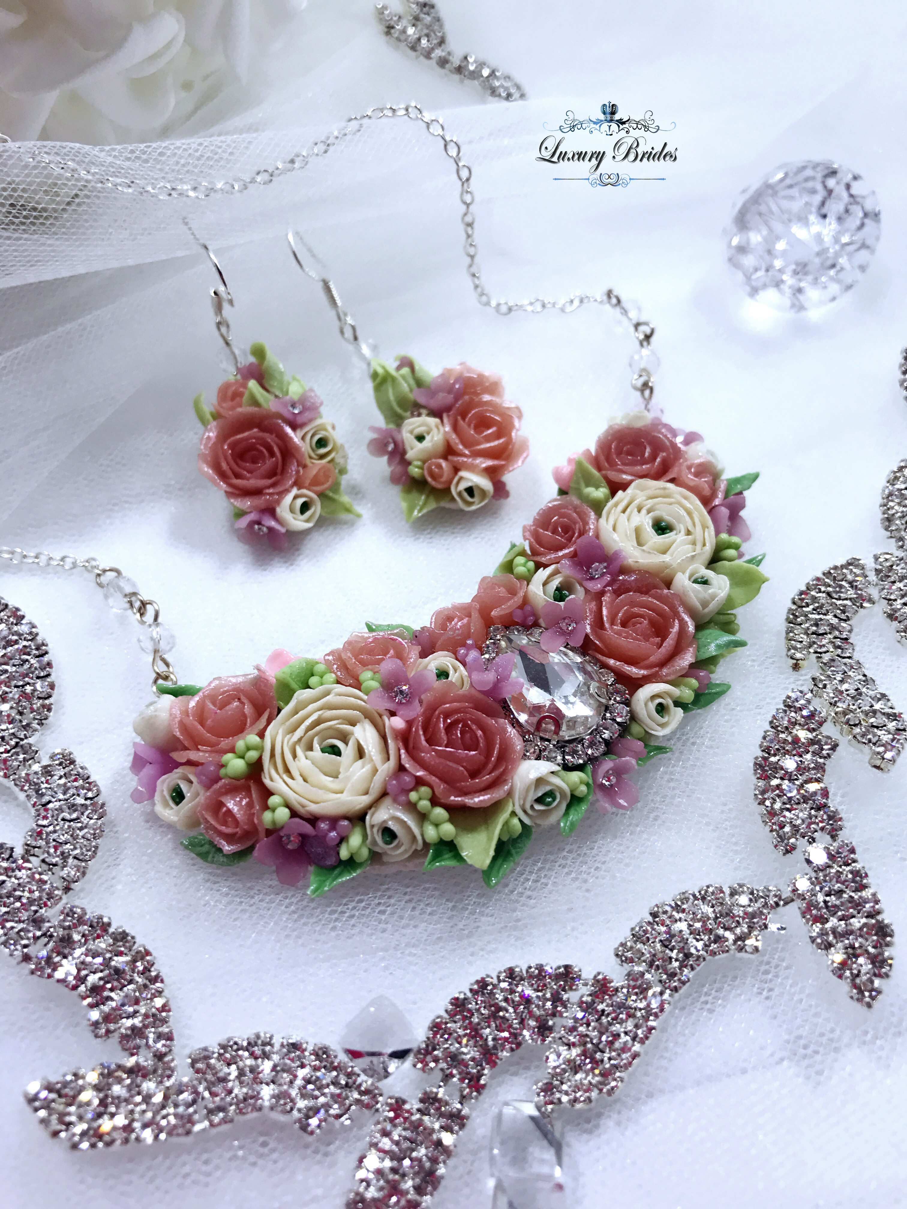 Swarovski Bridal Jewelry Set Erin Luxury Tiaras