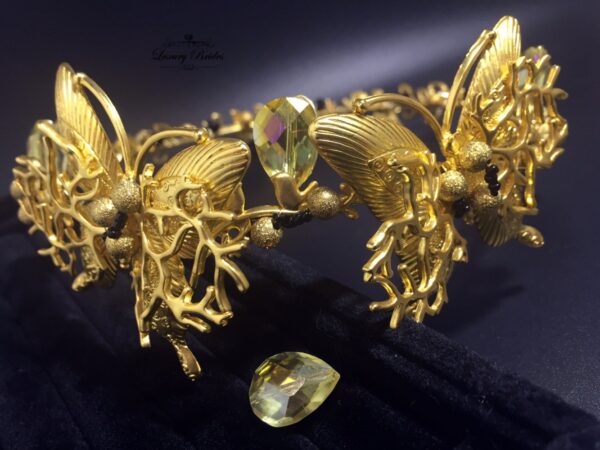 Gold Butterfly Headband Joli