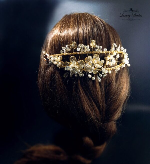 Gold Wedding Headpiece Kamila