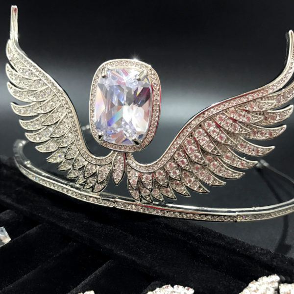 Bridal Tiara Wings