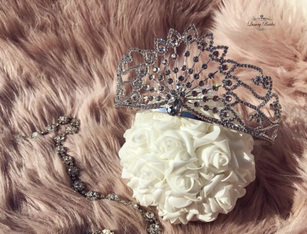 Swarovski Crystal Wedding Crown Lira