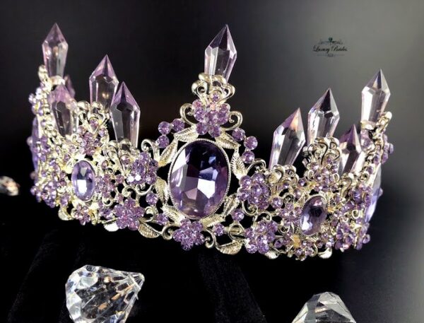Purple Crystal Crown Zodiac